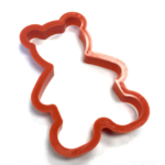 bear cookie cutter red