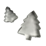 two christmas tree cookie cutters