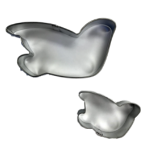 Two dove cookie cutters