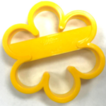 flower cookie cutter yellow