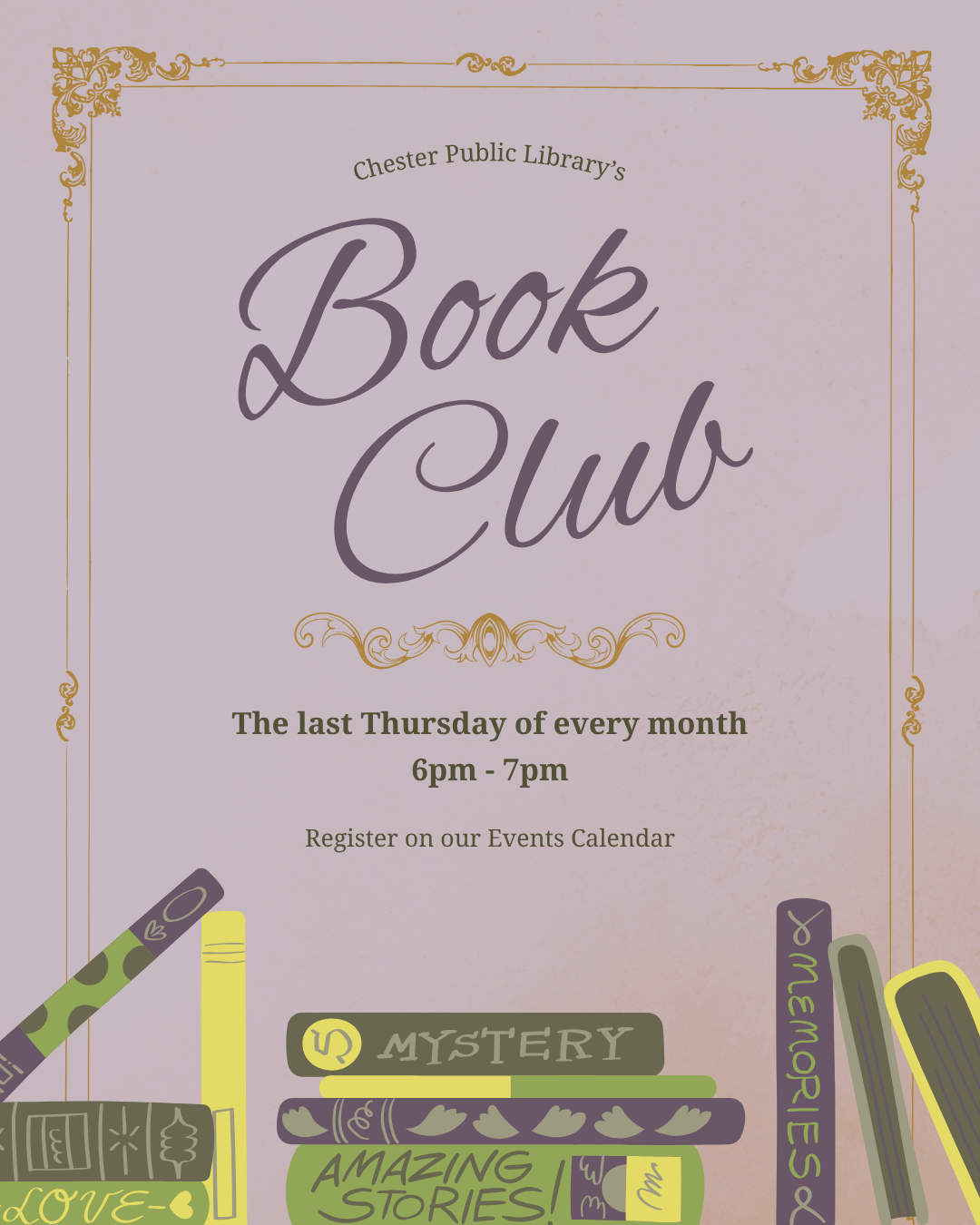 Chester Public Library’s Book Club